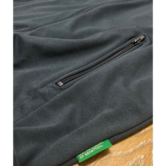 United Colors Benneton Track Jacket Mens L/XL Navy Full Zip Athleisure Pockets - Picture 5 of 8